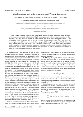 ORBITAL GLASS AND SPIN GLASS STATES OF 3HE-A IN AEROGEL -  тема научной статьи по физике из журнала Письма в "Журнал экспериментальной и теоретической физики"