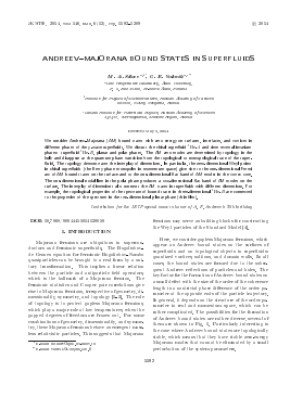 ANDREEV-MAJORANA BOUND STATES IN SUPERFLUIDS -  тема научной статьи по физике из журнала Журнал экспериментальной и теоретической физики