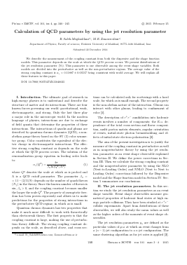 CALCULATION OF QCD PARAMETERS BY USING THE JET RESOLUTION PARAMETER -  тема научной статьи по физике из журнала Письма в "Журнал экспериментальной и теоретической физики"